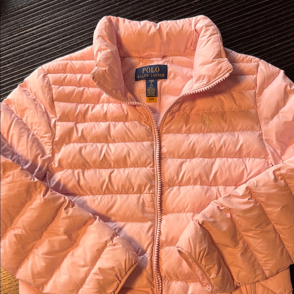 Polo by Ralph Lauren Kids Light Pink Puffer Coat